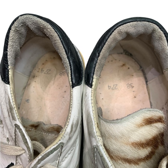 Golden Goose “Destroyed Zebra” pony hair sneakers - Picture 13 of 15